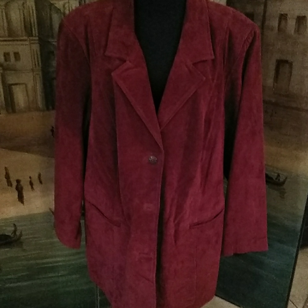 New Denim & Co suede jacket